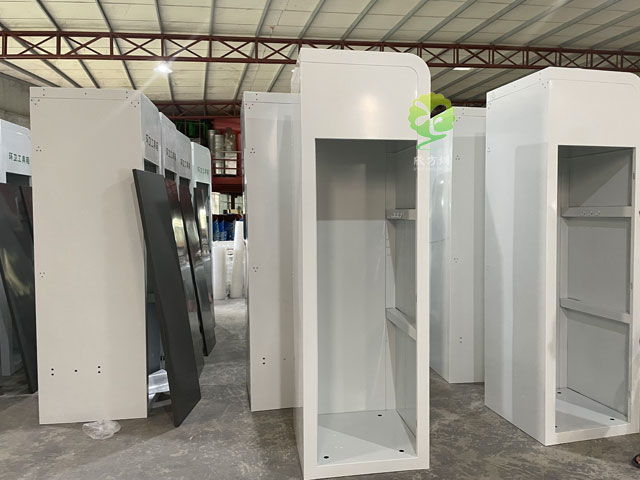 深圳环卫工休息亭棚工具箱生产图