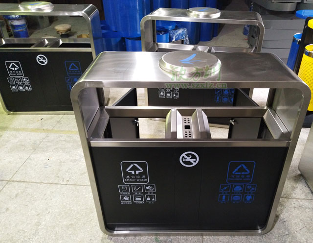 广州财富论坛户外垃圾桶废物箱现货特价