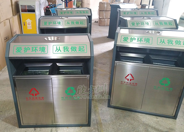 钢制物业分类垃圾桶华体会com
工厂生产图