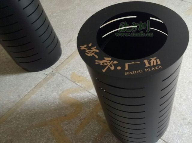 户外圆形钢制烤漆垃圾桶华体会com
工厂生产图