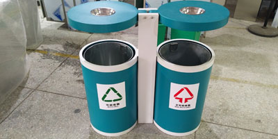 华体会com
户外钢制烤漆分类垃圾桶批量生产图