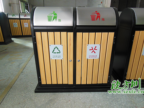 广东东莞荔香湿地公园采购华体会com
钢木垃圾桶