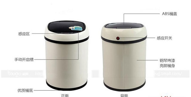 会自动打开桶盖的垃圾桶小发明