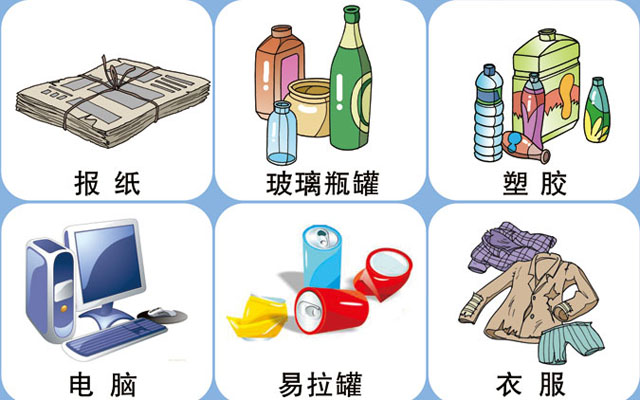 垃圾桶图标及分类标识有哪些?